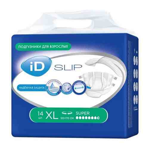 Подгузники для взрослых iD Slip Super, Extra Large XL (4), 120-170 см, 14 шт.