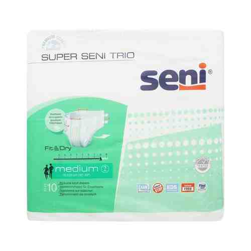 Подгузники для взрослых Super Seni Trio, Medium M (2), 75-110 см, 10 шт.