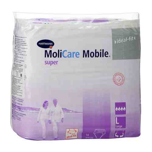 Подгузники-трусы для взрослых MoliCare Mobile super, Large L (3), 100-150 см, 14 шт.