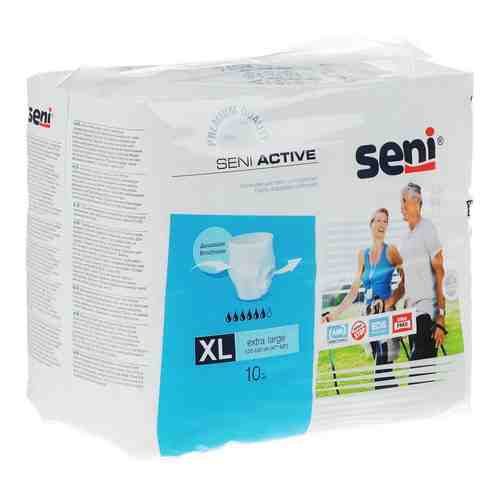 Подгузники-трусы для взрослых Seni Active, Extra Large 4 (120-160 см), 10 шт.