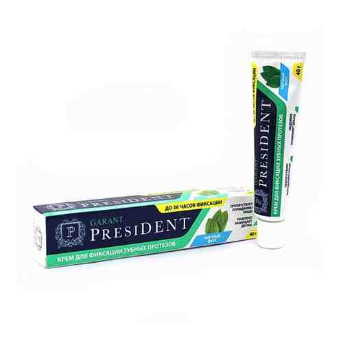 PresiDent Garant Крем для фиксации зубных протезов, с мятным вкусом, 40 г, 1 шт.
