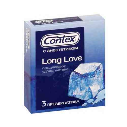 Презервативы Contex Long Love, презерватив, 3 шт.