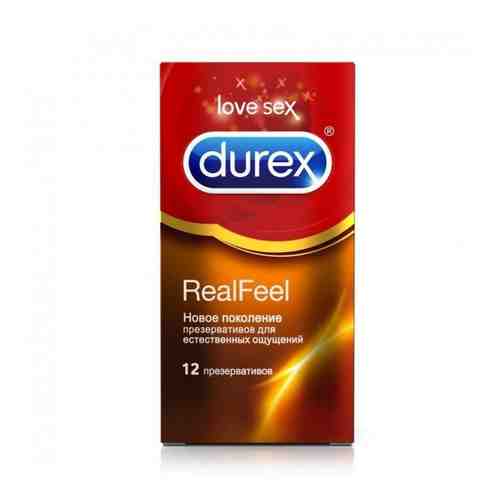 Презервативы Durex Real Feel, презерватив, анатомической формы, 12 шт.