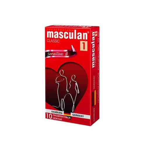 Презервативы Masculan Classic 1 Нежные, презерватив, 10 шт.