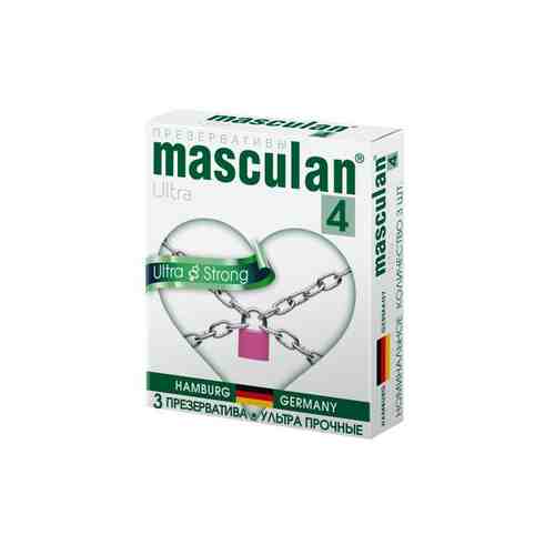 Презервативы Masculan Ultra 4, презерватив, ультрапрочные, 3 шт.