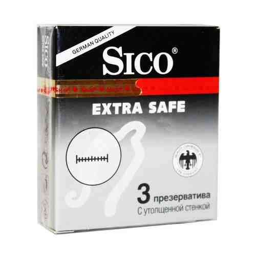 Презервативы Sico Extra safe, презерватив, с утолщенной стенкой, 3 шт.