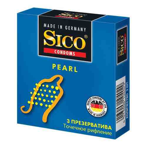 Презервативы Sico Peаrl, презерватив, 3 шт.