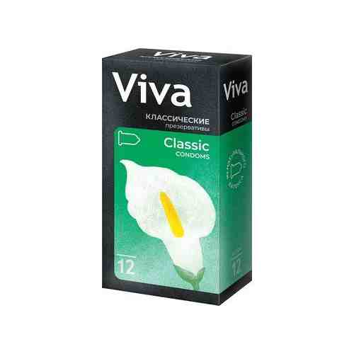 Презервативы Viva, презерватив, классический, 12 шт.