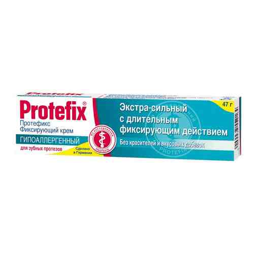 Протефикс крем фиксирующий, крем для фиксации зубных протезов, гипоаллергенный (ая), 47 г, 1 шт.