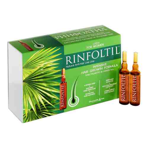 Rinfoltil Лосьон Усиленная формула от выпадения волос для женщин, лосьон для укрепления волос, 10 мл, 10 шт.