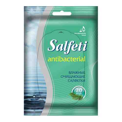 Salfeti салфетки влажные антибактериальные, салфетки гигиенические, 20 шт.