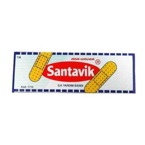 Santavik Пластырь бактерицидный, 1.9х7.2, пластырь, тканевый телесный, 10 шт.