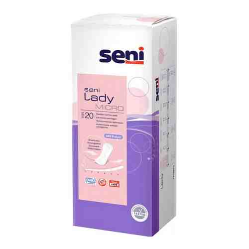 Seni Lady Micro прокладки урологические, 7 х 18 см, 60 мл, 1 капля, 20 шт.