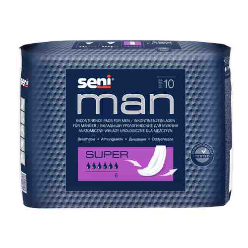Seni Man Super Вкладыши урологические, для мужчин, 20 шт.