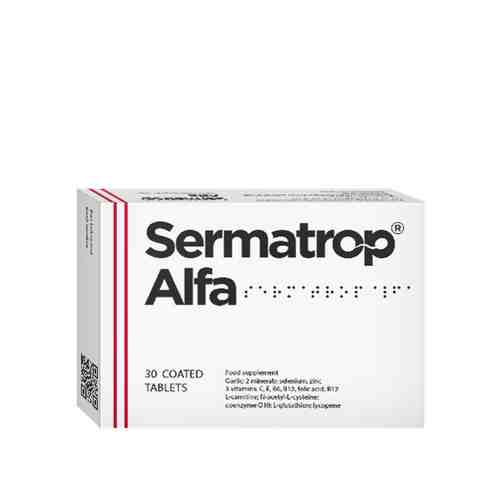 Sermatrop Alfa, 1.245г, таблетки, 30 шт.