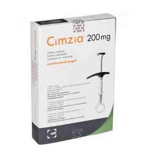 Симзия, 200 мг/мл, раствор для подкожного введения, 1 мл, 2 шт.