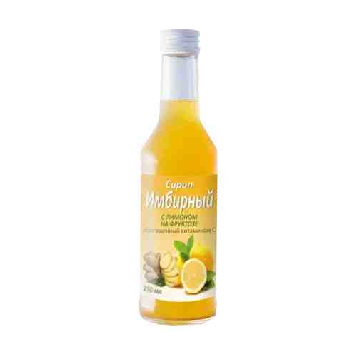 Сироп имбирный с лимоном на фруктозе, Сироп для приема внутрь, 250 мл, 1 шт.