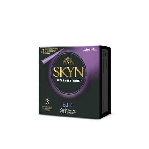 Skyn Elite Презервативы особо тонкие, презерватив, синтетический латекс, 3 шт.