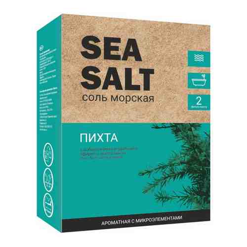 Соль морская экстракт пихты, соль для ванн, 500 г, 1 шт.