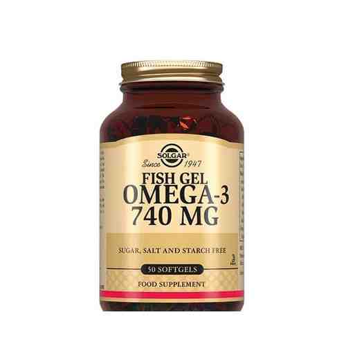 Solgar Рыбный жир Омега-3, 740 мг, капсулы, 50 шт.