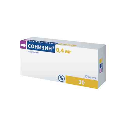 Сонизин, 0.4 мг, капсулы с модифицированным высвобождением, 30 шт.