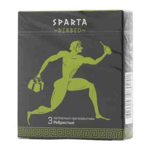 Sparta Презервативы ребристые, презерватив, 3 шт.