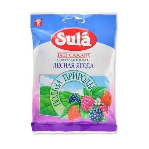 Sula карамель леденцовая без сахара, с ароматом лесных ягод, 60 г, 1 шт.