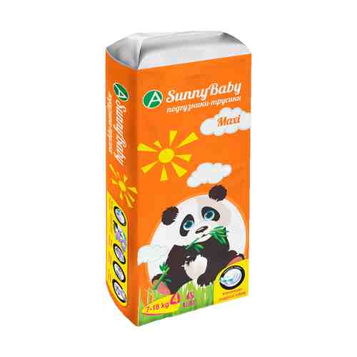 Sunnybaby Подгузники-трусики детские maxi, 7-18кг, 48 шт.