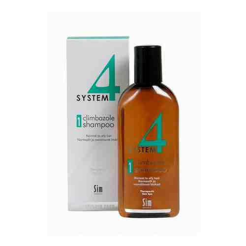 System 4 Терапевтический шампунь №1 для нормальной и склонной к жирности кожи голов, шампунь, 100 мл, 1 шт.