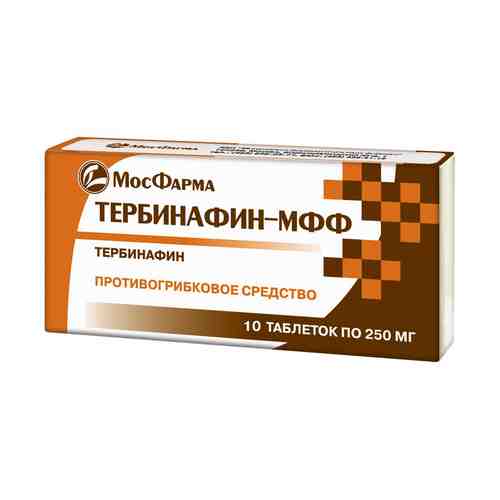 Тербинафин-МФФ, 250 мг, таблетки, 10 шт.