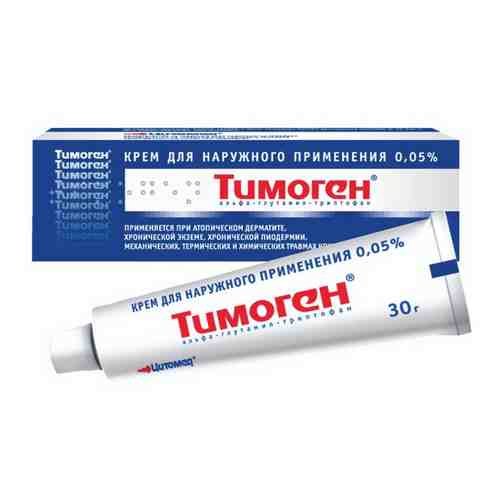Тимоген (крем), 0.05%, крем для наружного применения, 30 г, 1 шт.