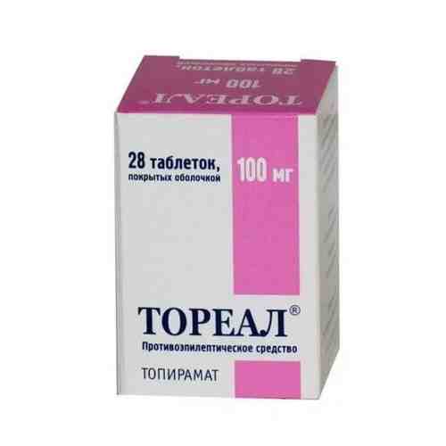 Тореал, 100 мг, таблетки, покрытые оболочкой, 28 шт.