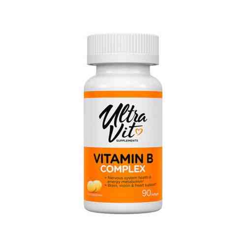 UltraVit комплекс витаминов группы В, 420 мг, капсулы, 90 шт.