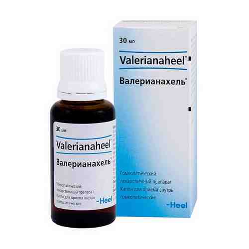 Валерианахель, капли для приема внутрь гомеопатические, 30 мл, 1 шт.