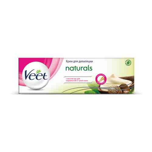 Veet Naturals крем для депиляции с маслом ши, крем, 90 мл, 1 шт.
