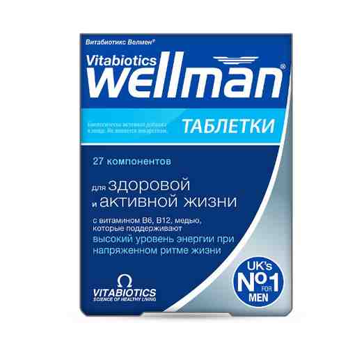 Велмен Витабиотикс, таблетки, 30 шт.