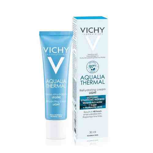Vichy Aqualia Thermal Увлажняющий легкий крем, крем для лица, 30 мл, 1 шт.