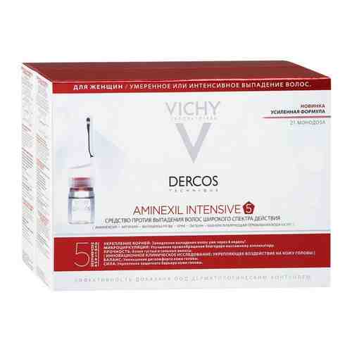 Vichy Dercos Aminexil Intensiv 5 средство против выпадения волос для женщин, 21 шт.