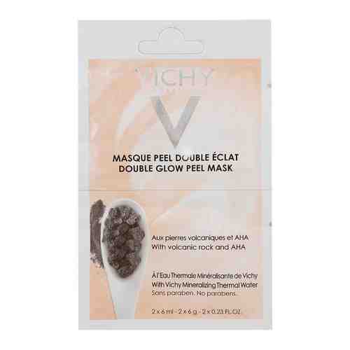 Vichy маска-пилинг минеральная Двойное сияние, маска для лица, 6 мл, 2 шт.