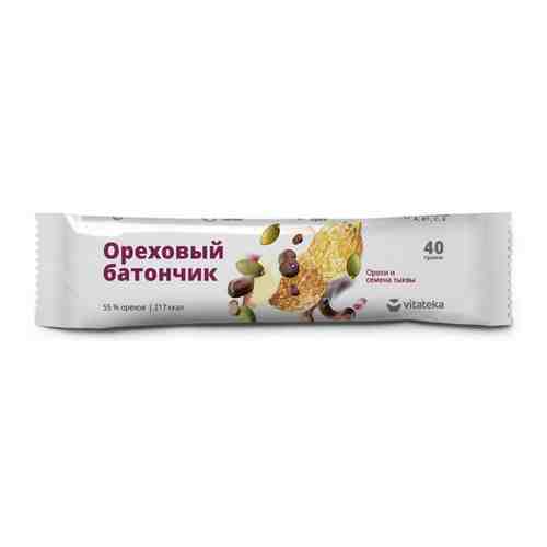 Витатека Батончик мюсли орех семена тыквы с витамином С, 40 г, 1 шт.