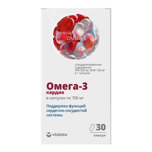 Витатека Омега-3 90%, 700 мг, капсулы, 30 шт.