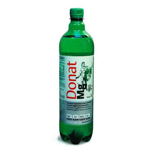 Вода минеральная Donat Mg, лечебная, в пластиковой бутылке, 1 л, 1 шт.