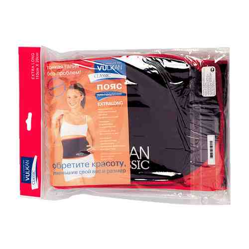 Vulkan Classic Extralong пояс для похудения, 110х20 см, 1 шт.
