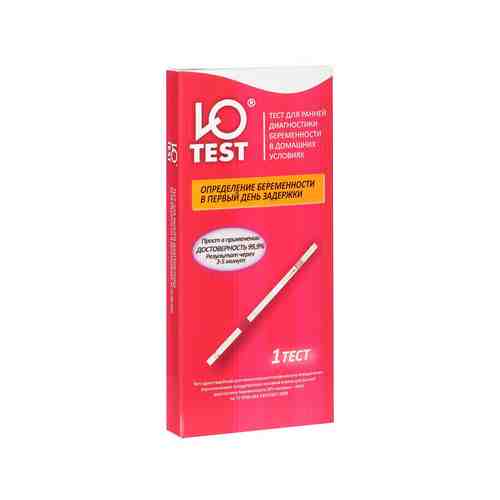 Ю - Test Тест для определения беременности, тест-полоска, 1 шт.