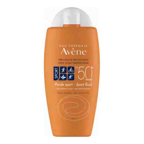 Avene Солнцезащитный флюид спорт SPF50+, 100 мл, 1 шт.