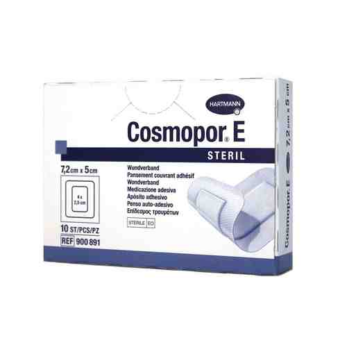 Cosmopor Е Повязка послеоперационная стерильная, 7.2х5см, повязка стерильная, 10 шт.