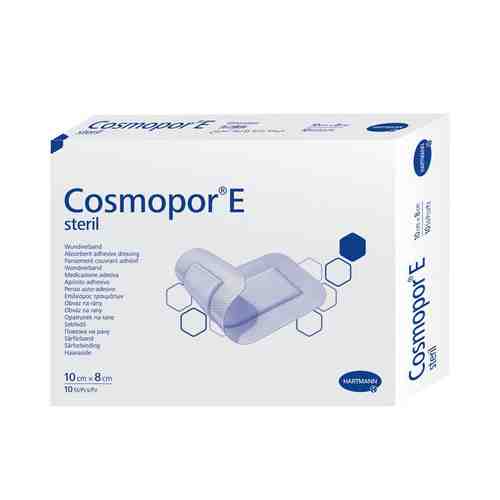 Cosmopor Е Повязка послеоперационная стерильная, 8смх10см, 10 шт.