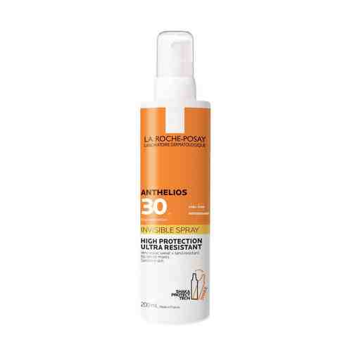 La Roche-Posay Anthelios SPF30 спрей солнцезащитный невидимый, спрей, 200 мл, 1 шт.