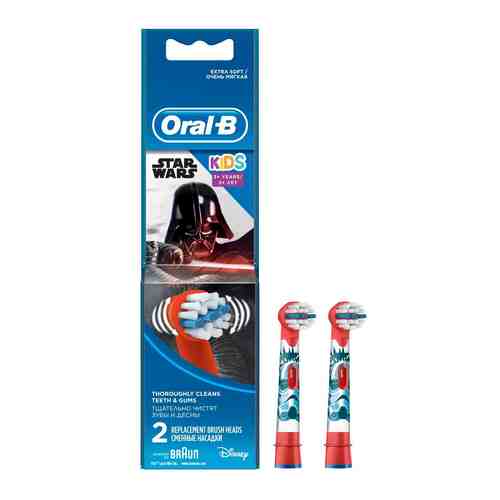 Насадки для электрической зубной щетки Oral-B Star Wars, 2 шт.
