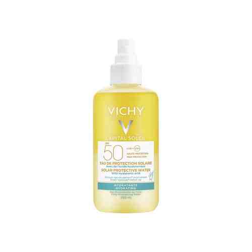 Vichy Capital Ideal Soleil Cолнцезащитный двухфазный спрей SPF50, спрей, увлажняющий, 200 мл, 1 шт.